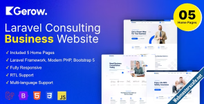 Gerow - Business Consulting Laravel Script